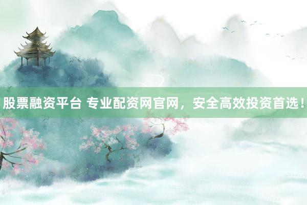 股票融资平台 专业配资网官网，安全高效投资首选！